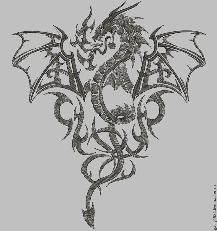 Дракон орнамент
