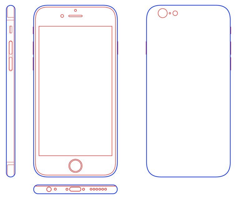 Смартфон раскраска для детей