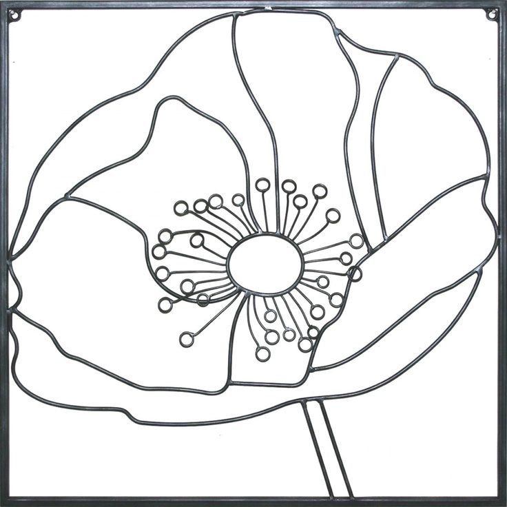 Контур рисунка для витража