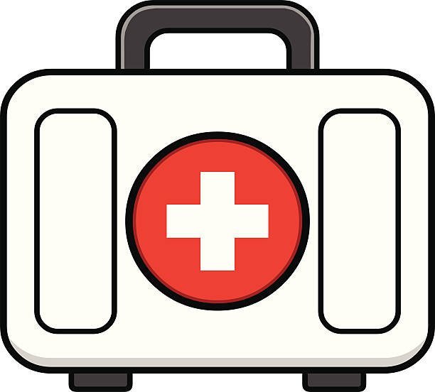 Аптечка трафарет