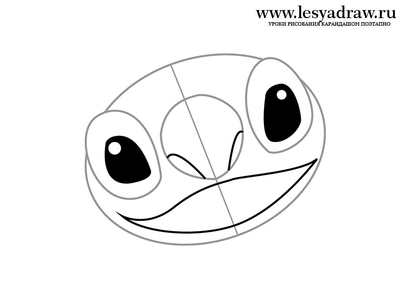 Раскраска Стич