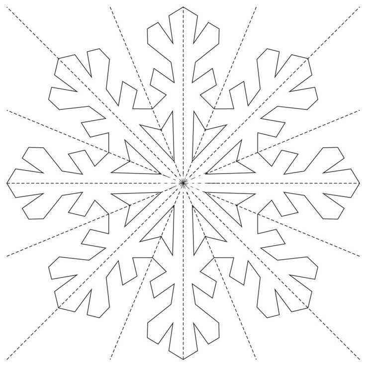 Снежинки для вырезания