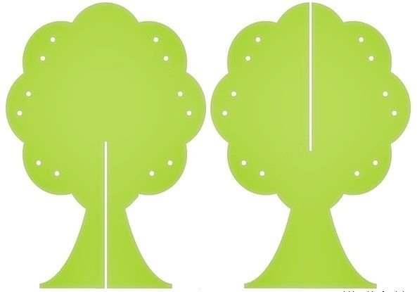 Шаблон объемного дерева