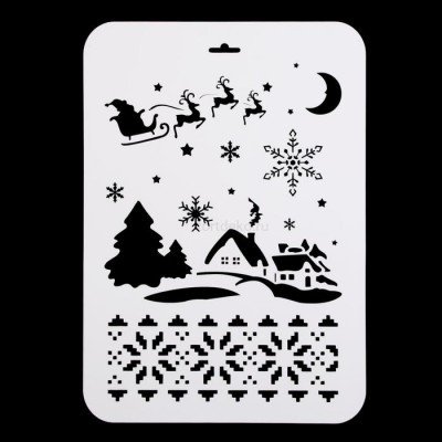 Трафареты для жидкого снега