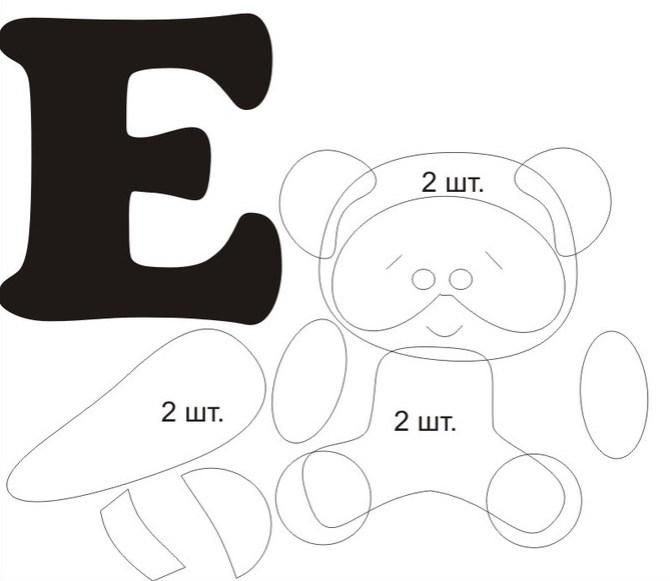 Фетр игрушки выкройки