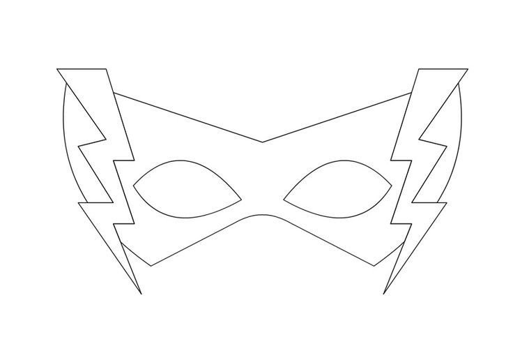 Маска супергероя вырезать