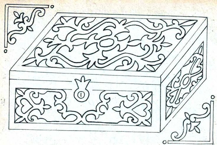 Шкатулка с рисунком