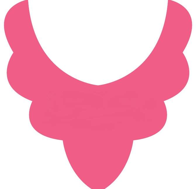 Колье трафарет