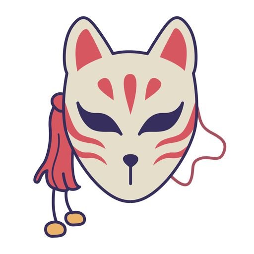 Маска Кабуки Кицунэ Тэнгу