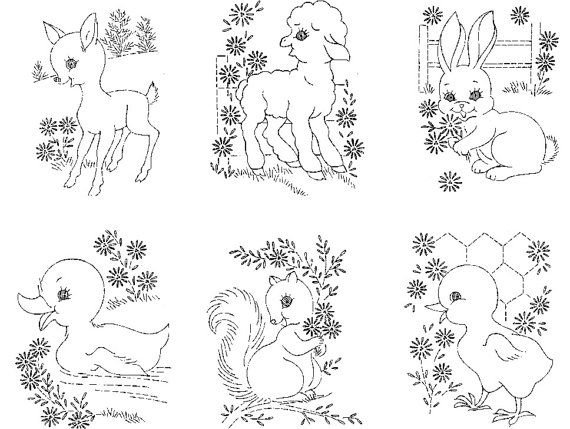 Трафареты для вышивания гладью