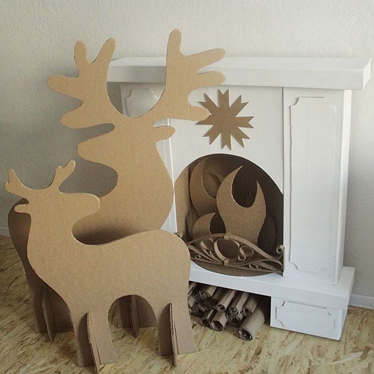 Декорации из гофрокартона