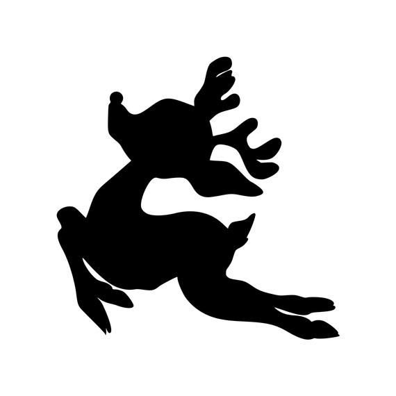 Новогодние силуэты на окна