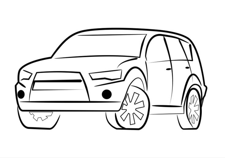 Автомобили (раскраски)