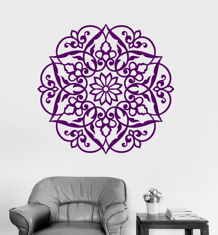 Мандала на стене