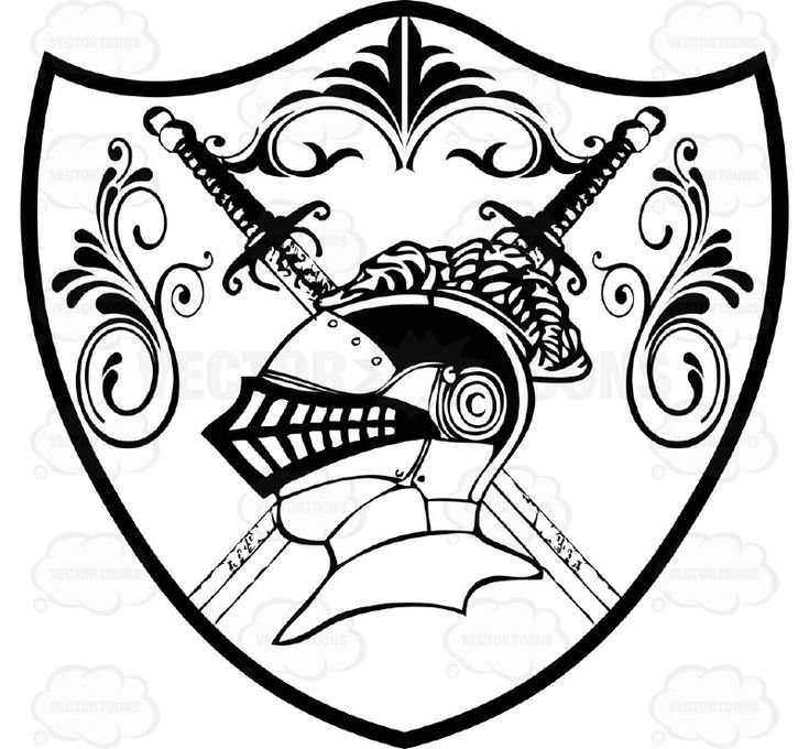 Эмблема для щита рыцарского