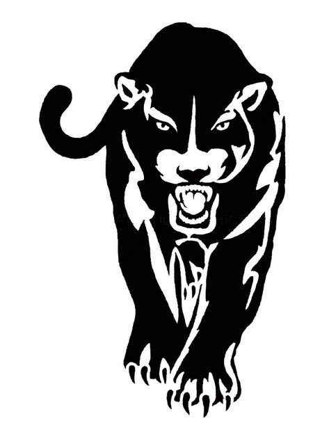 Пантера векторное изображение