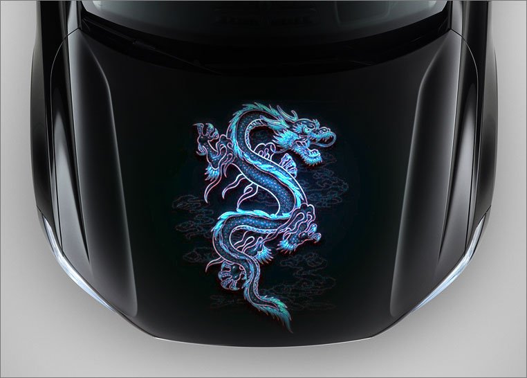 Винилография дракон