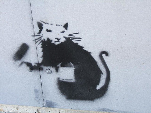 Бэнкси граффити крыса