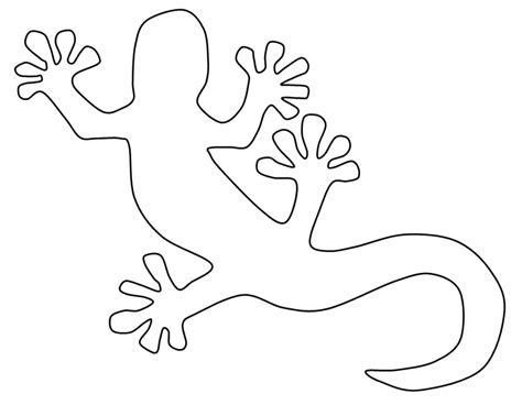 Ящерица шаблон