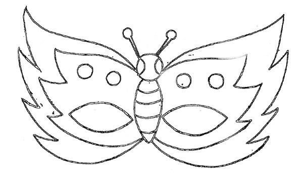 Маска "бабочка"