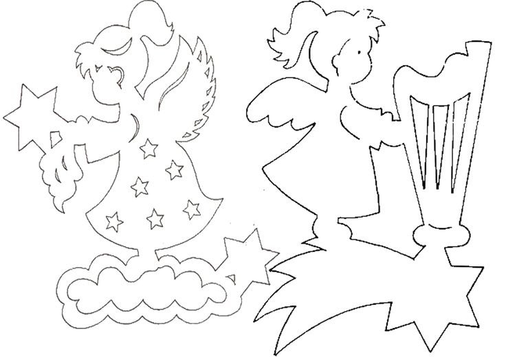 Новогодние шаблоны для вырезания