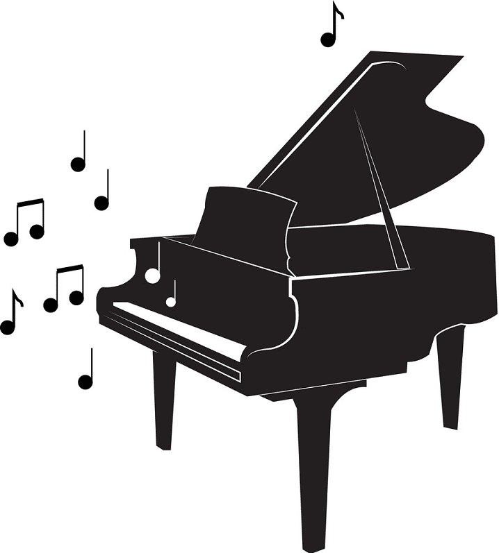 Пианино силуэт