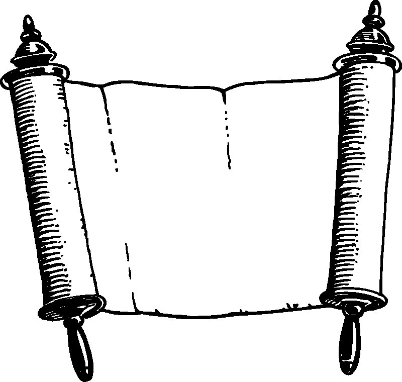 Свиток на прозрачном фоне