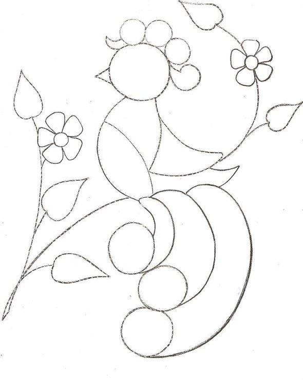 Рисунки для аппликации