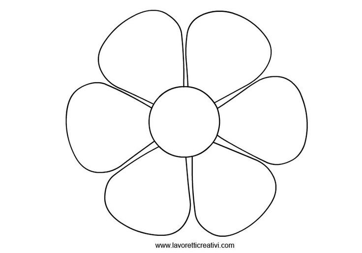 Цветы шаблон для аппликации