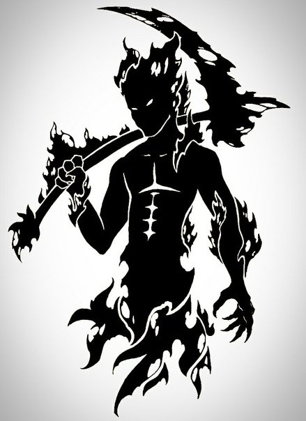 Асмодей демон тату