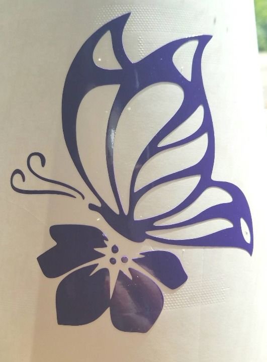 Трафарет цветы для покраски