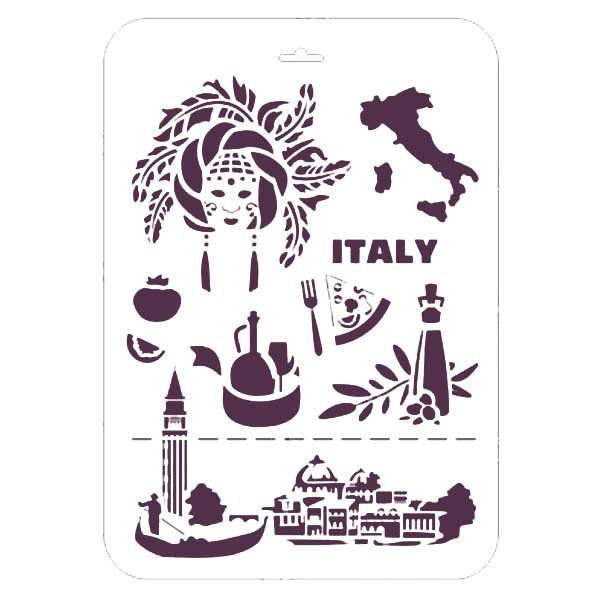 Трафареты на итальянском