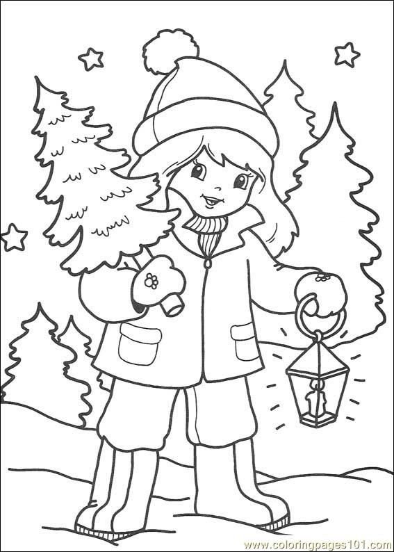 Раскраска Новогодняя для детей