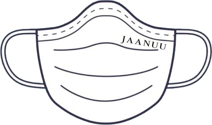 Маска схематично