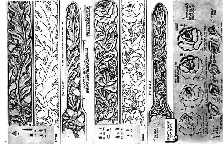 Узоры Шеридан для тиснения