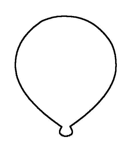 Воздушные шары раскраска