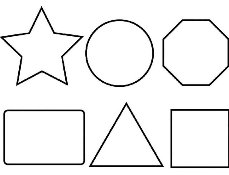 Фигуры для дошкольников