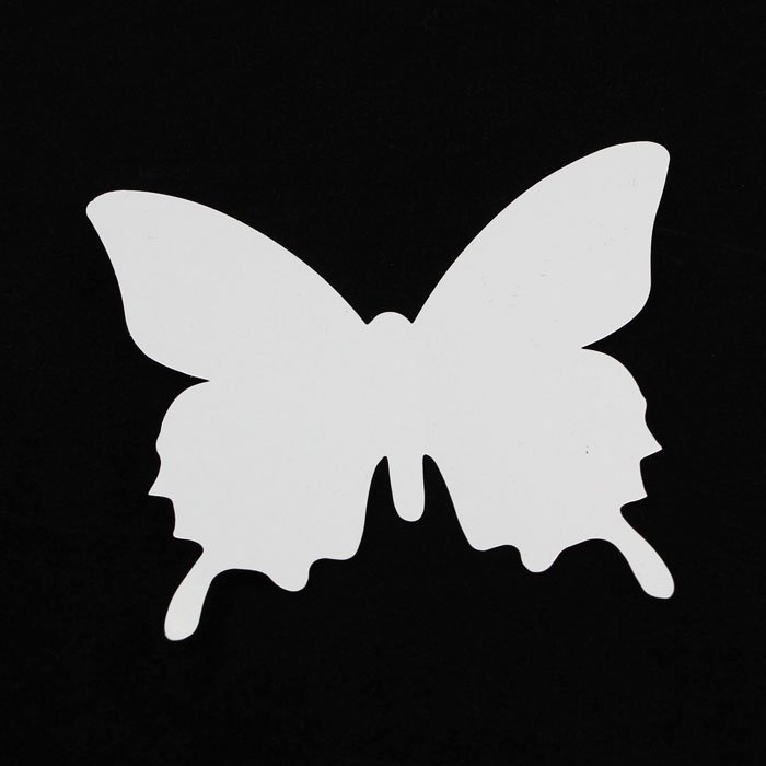 Трафареты бабочек для декора