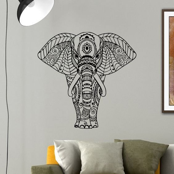 Орнамент Мандала на стенах