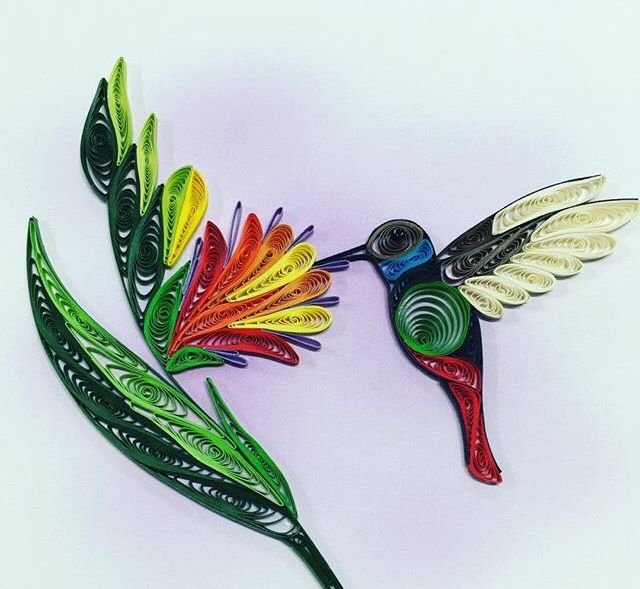 Квиллинг птицы для начинающих