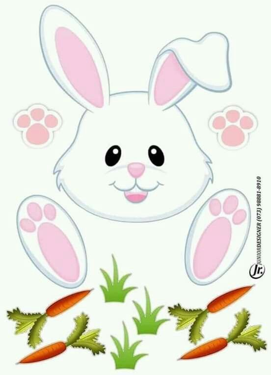 Мордочка зайчика для аппл