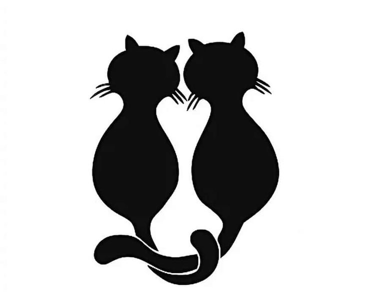 Силуэт кошки