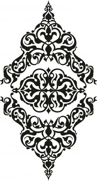Марокканский орнамент трафарет