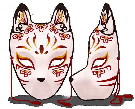 Маска Кицунэ хагенезуки