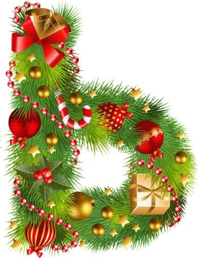 Новогодние буквы