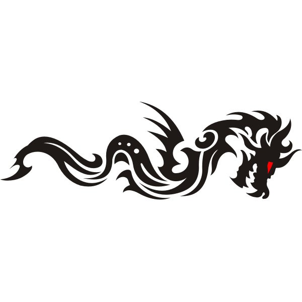 Наклейка дракон