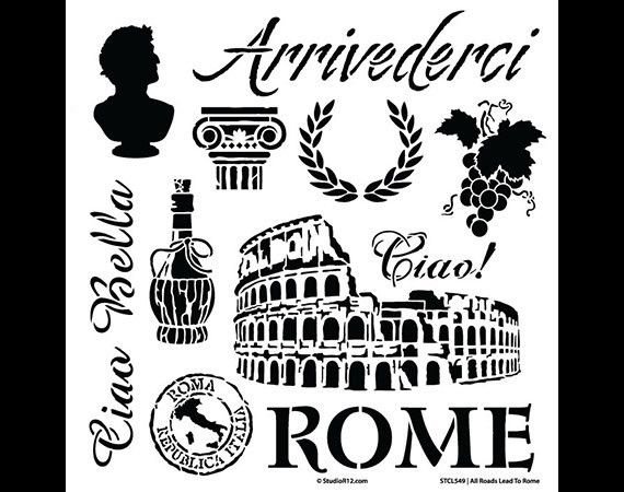 Трафарет Италия