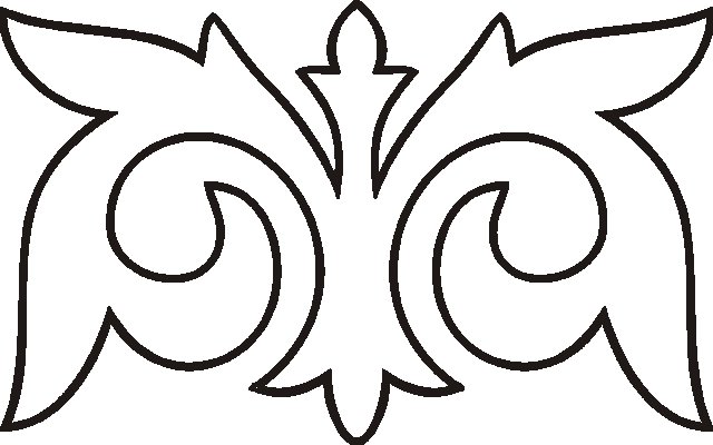 Казахский национальный узор орнамент