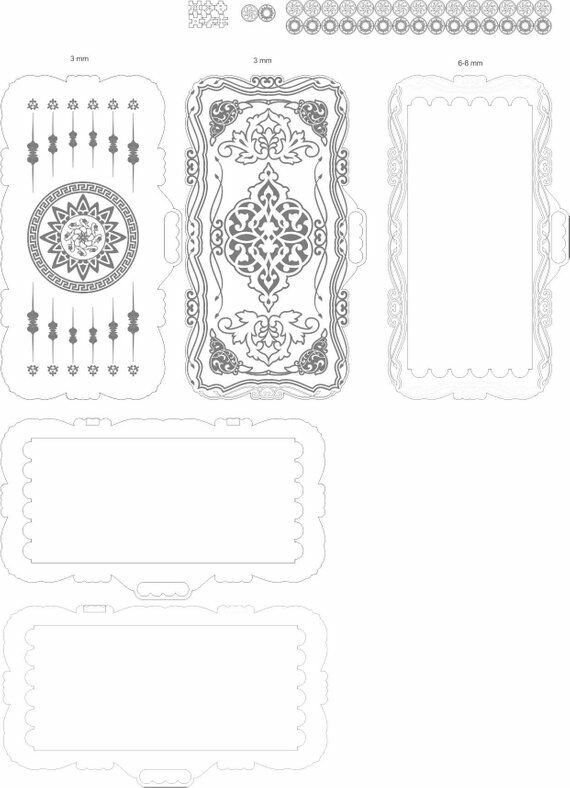 Чертеж нард для лазерного станка