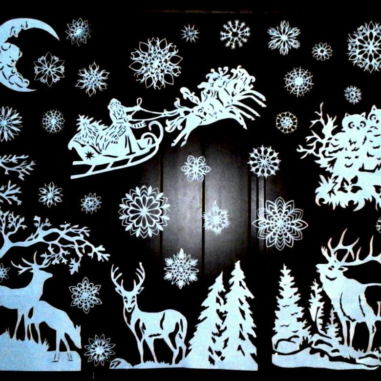 Узоры на окне